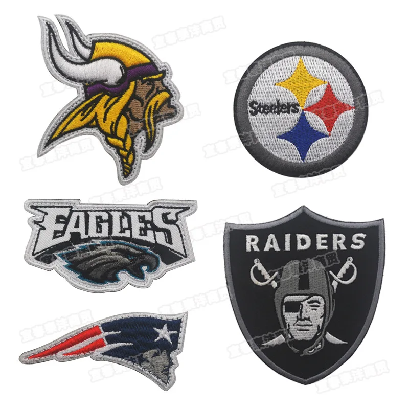 

Football Rubgy Major League Football Embroidered Armband Velcro Badge Team Logo Sport Outdoor jewelry