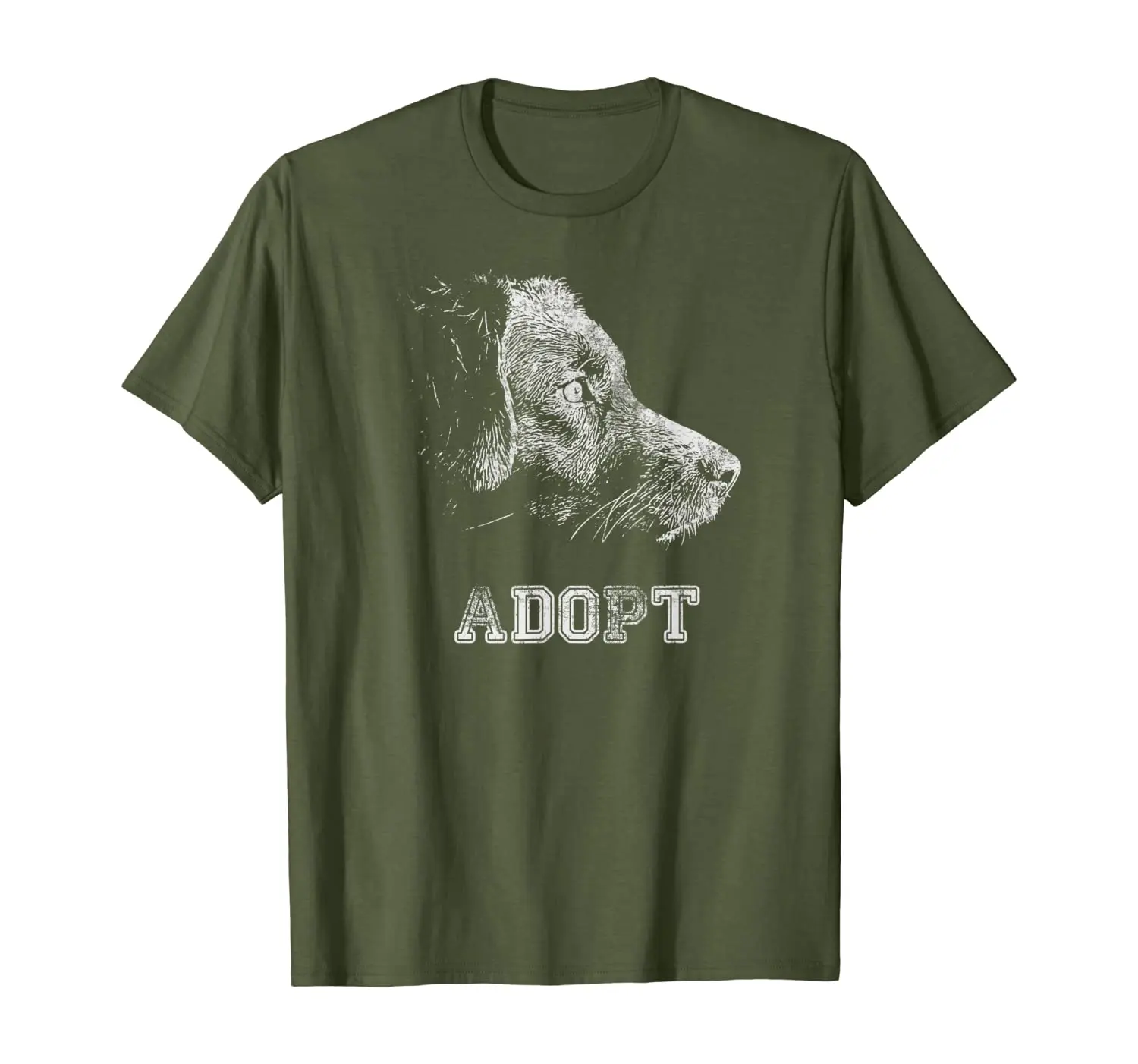 

Rescue and adopt dog and cat great love pet animal lover day T-Shirt