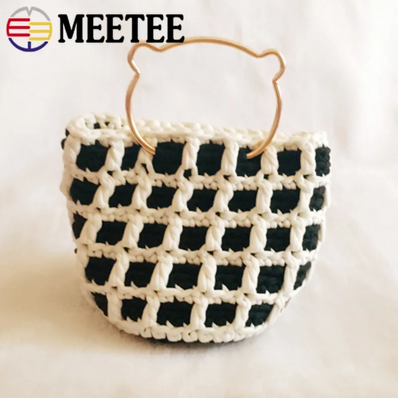 Металлическая сумка Meetee с металлическим кольцом и пряжками для женщин сумочка