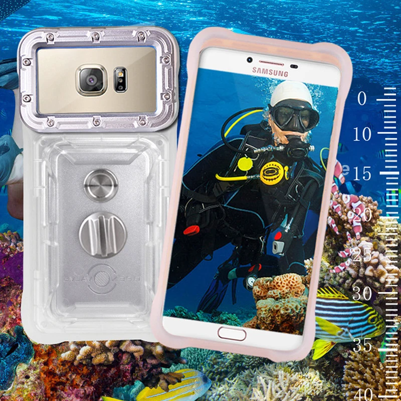 

IP68 Waterproof Case For Xiaomi Mi 5s 8 Lite 9 mi5s mi8 mi9 Diving Swim OutdoorSport TPU Cover Bag Mobile Cover For Oneplus 6