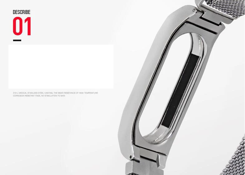 Новое поступление браслет из нержавеющей стали Miband5 6 ремешок для браслета Xiaomi Mi