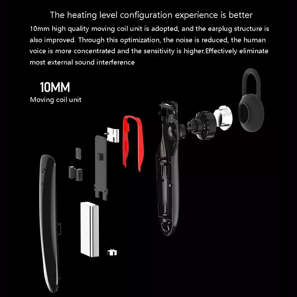 Один Вождение беспроводной Eaphones Bluetooth Eaphone HD звук с микрофоном гарнитура для iPhone 6