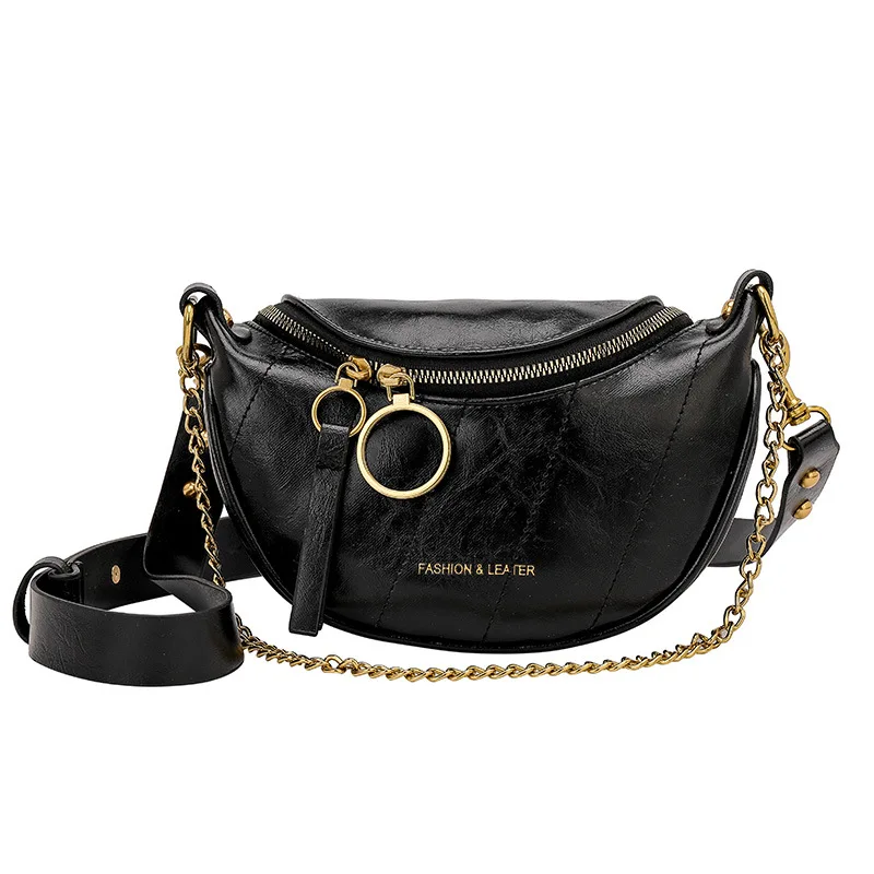 

2021 new trend waist bag women's bag fashionable chest bag single shoulder cross carry fashion chain bag satchels tote bag