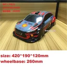 1:10 RC плоский бег на дороге Дрифт Автомобиль SUV ПВХ 190 мм Корпус кузова автомобиля для 94123 SXI D5 TT02