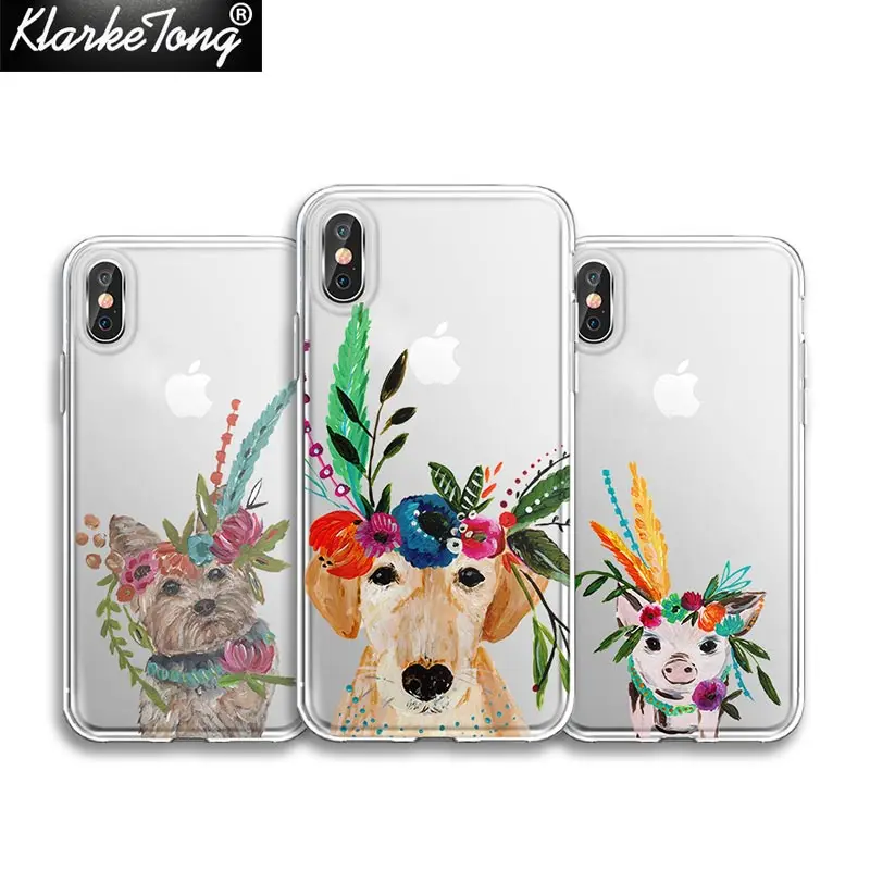 Мягкие прозрачные силиконовые чехлы для телефонов с изображением мисс свиньи в