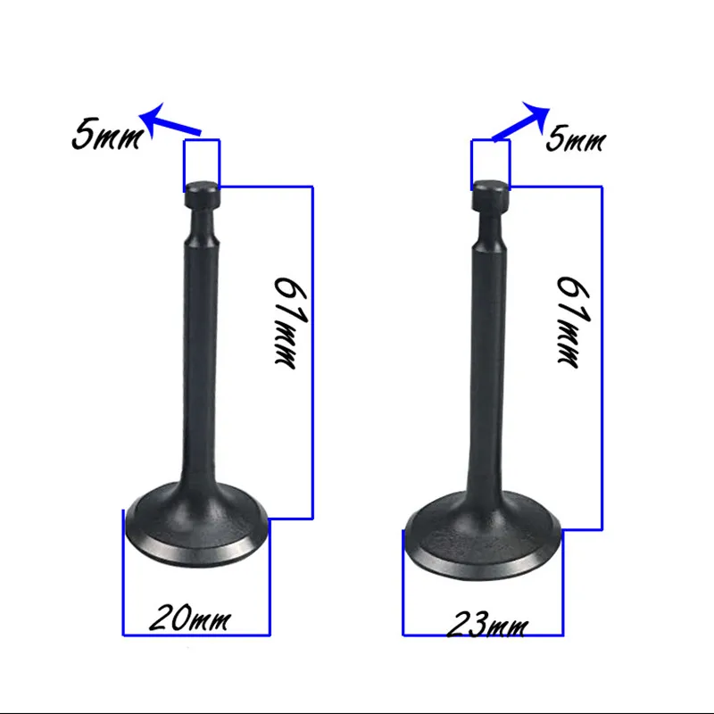 Впускной и выпускной клапан генератора 1 кВт 5 впускной 152F 154F для вертикального