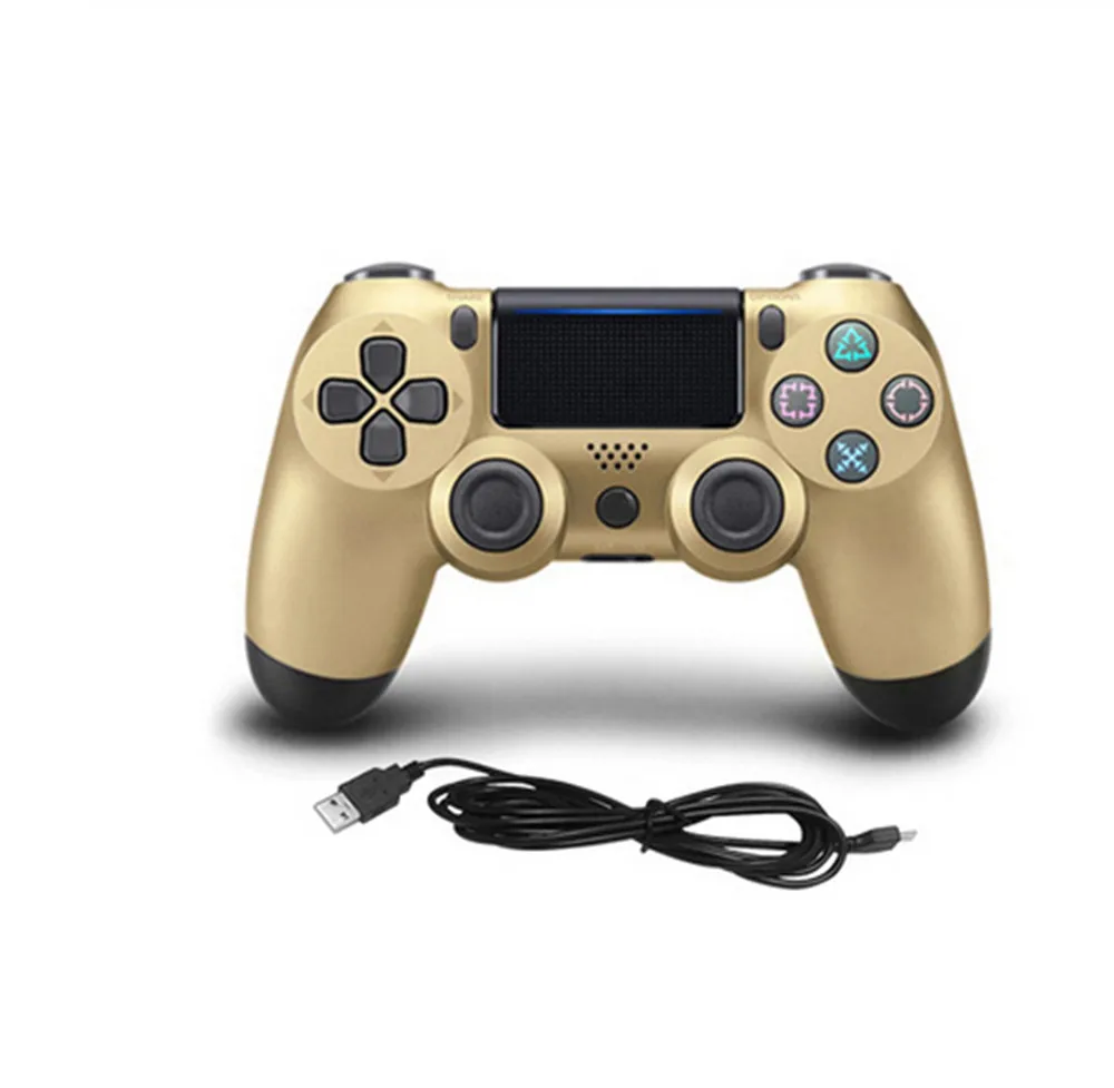 Проводной геймпад для PS4 контроллер подходит для ps4 консоли геймпад для PS4 джойстик - Цвет: gold