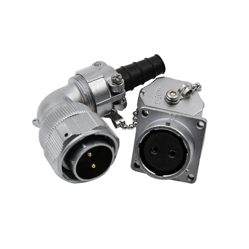 

WEIPU WY24 TV+Z Bayonet Solder Waterproof Aviation Connector Adapter M24 2 3 4 9 10 12 19 Pin Right Angle Male Plug Male Sockets