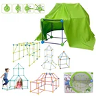 Замки, туннели, Игровая палатка, игрушки, форт, набор для детей, сделай сам, строительство, сделай сам, палатка, игрушка для детей, игры на открытом воздухе