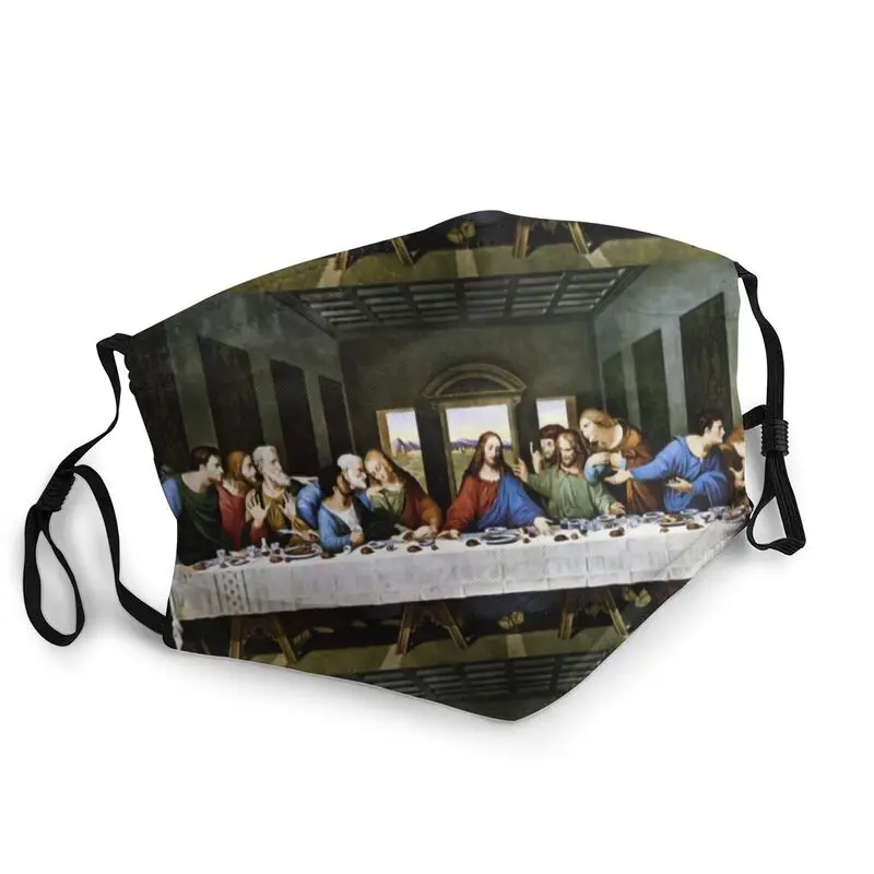 

The Last Meal Mask Breathable Unisex Christ Christmas Jesus Face Mask Anti Dust Haze Protection Cover Respirator Mouth-Muffle