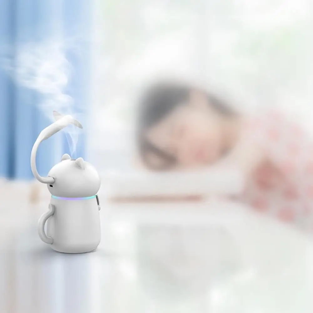 Светодиодный увлажнитель воздуха Lucky cat бытовой освежитель с USB зарядкой семейный