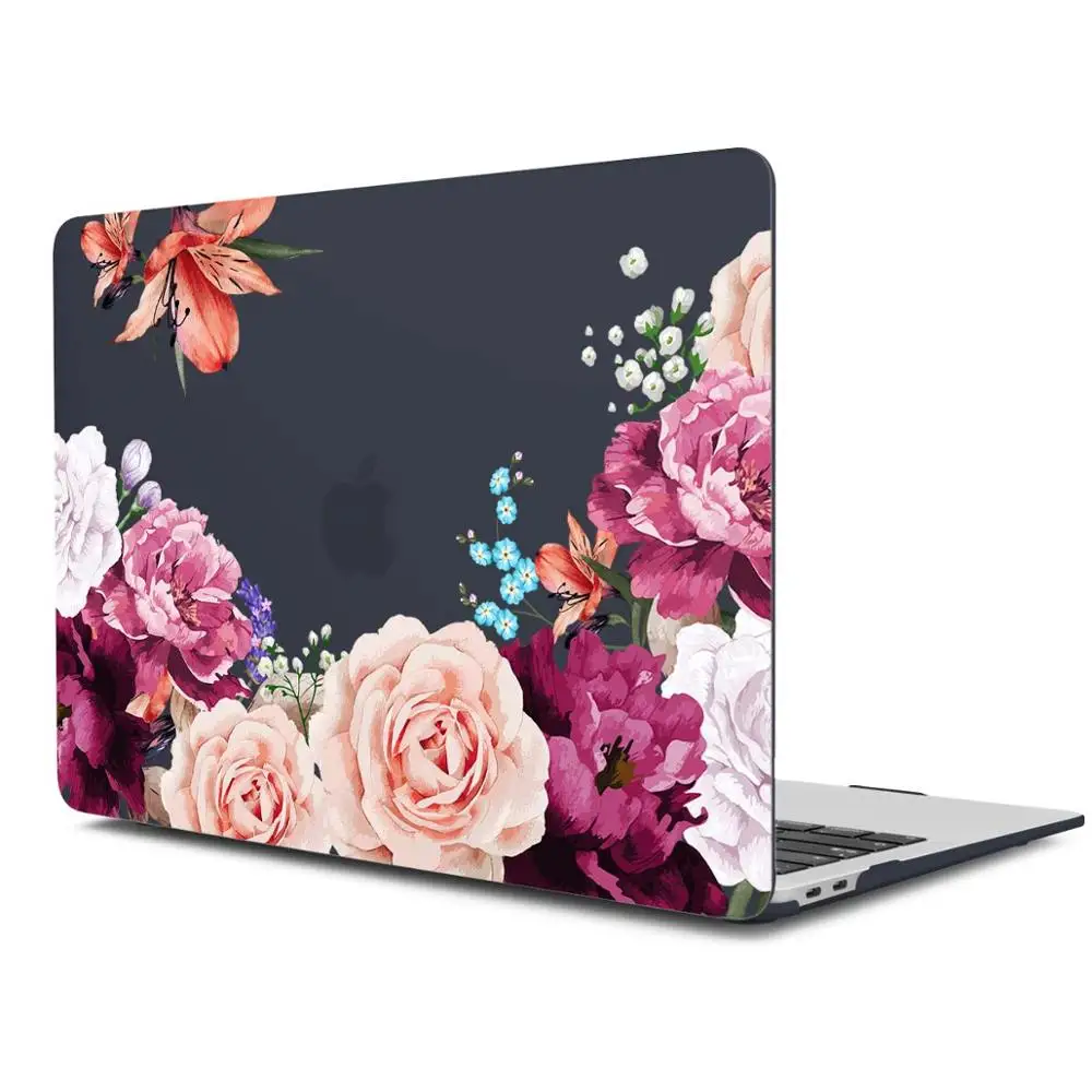 X070 Летний стиль листьев узор Жесткий чехол для Macbook Air 11 12 13 Laptop Sleeve Mac book Pro 13 15 A1989 A1706 с retina - Цвет: X070