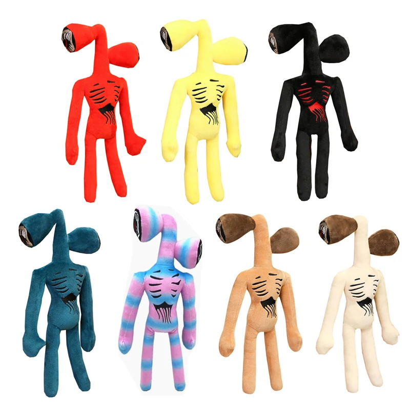 

38cm Anime Siren Head Plush Toy Legends Of Horror Black Cat Stuffed Doll Juguetes Sirenhead Peluches Toys for Children Gifts