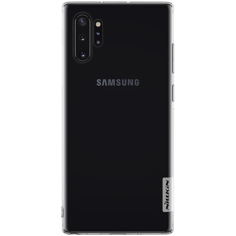 Clear Nilkin для samsung Note 8 9 10 Plus 5G кейс чехол мягкий силиконовый TPU прозрачный чехол для samsung Galaxy Note 10+ Note10 - Цвет: Clear