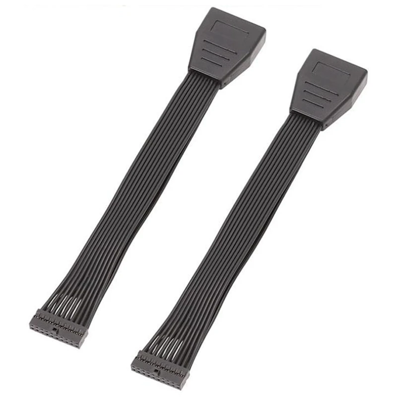 

2Pcs Small Mini USB 3.0 19/20Pin Internal Extension Header Adapter Cable USB 20Pin Extension Cable for Motherboard 15Cm