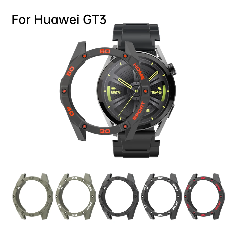 Чехол SIKAI для Huawei Watch GT 3 защитный чехол из ТПУ ремешок браслет зарядное устройство