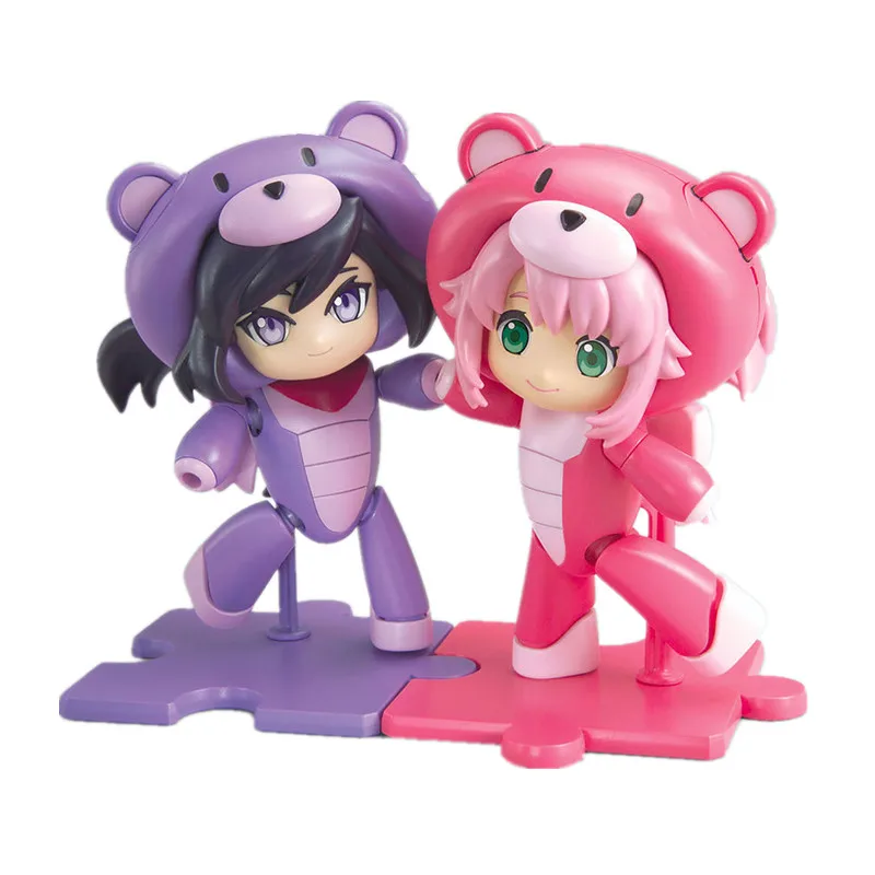 

Bandai Genuine SDBB HG 1/144 BEARGGUY PETIT'GGUY CHARA'GGUY AYAME Assembling Joints Movable Q Version Action Figure Model Toys