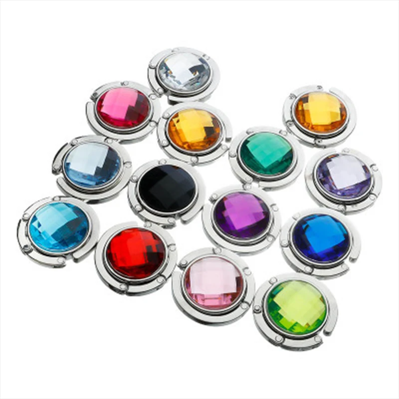 Портативный Сумки из натуральной кожи складной держатель сплавные крюки для