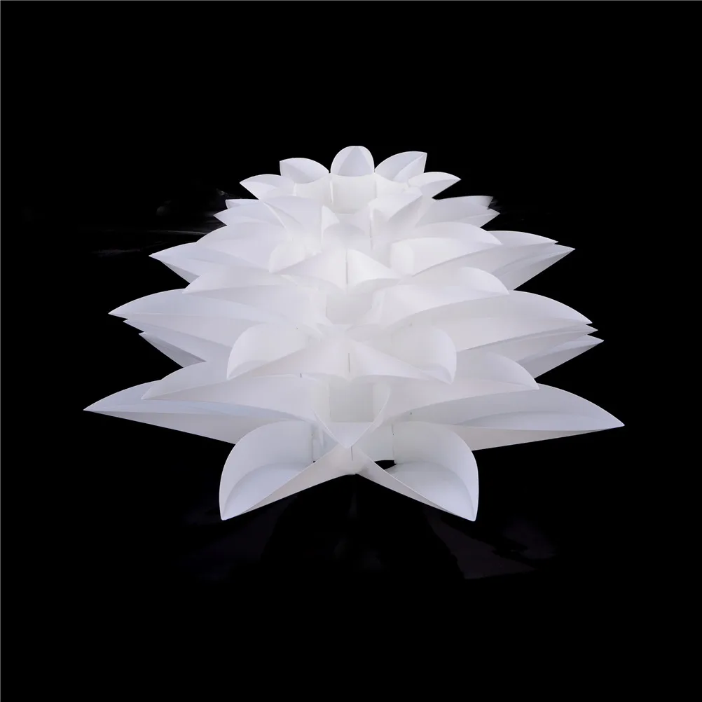 DIY светодиодный подвесной светильник люстра с абажуром Лили лотоса IQ головоломки