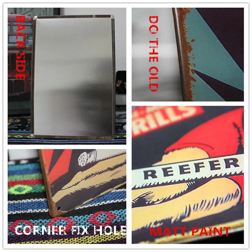 12 X 8 Prank Trick Metal Sign for Door Wall Decoration Don't Open Dead Inside Zombies Printing Plaque | Дом и сад