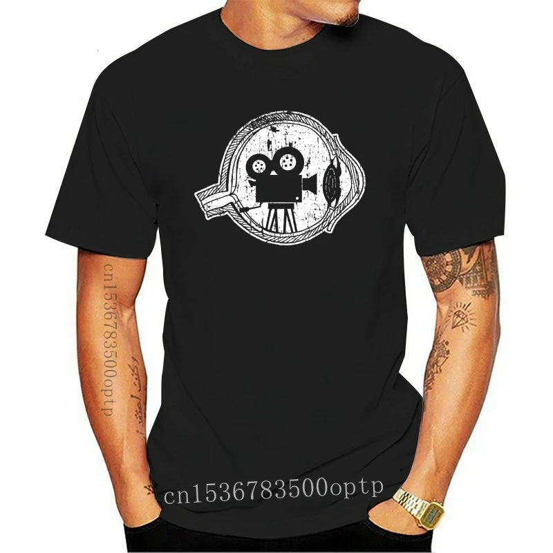 

New Funny Men t shirt Women novelty tshirt Retro Camera Lens Cameraman Filmmaker Movie Director T Shirt T-Shirt