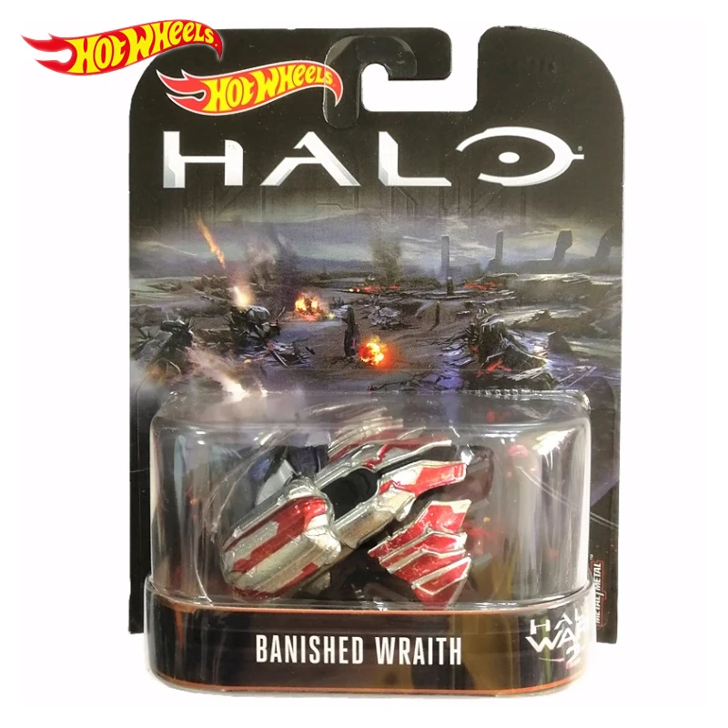 Hot Wheels машинка серии Halo War 1/64 Классическая игра в кино тематическая модель автомобиля коллекция изгнанные Игрушки для мальчиков DMC55