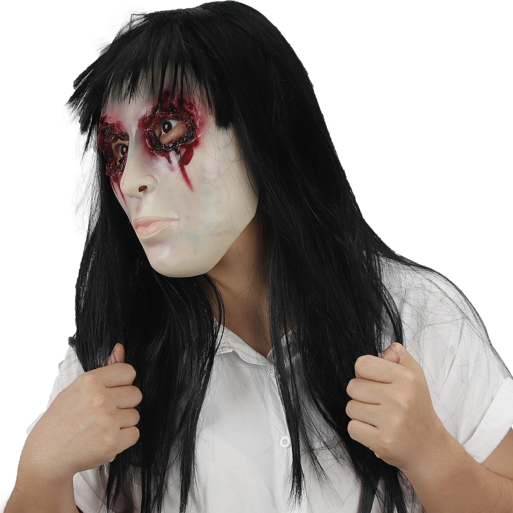 Аксессуары для косплея взрослых полноголовая Хэллоуин призрак латексная маска