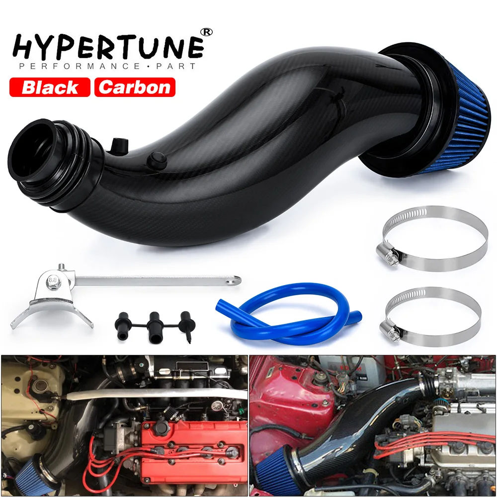 Hypertune углеродного волокна труба забора воздуха для Honda Civic 92 00 EK EG с воздушный