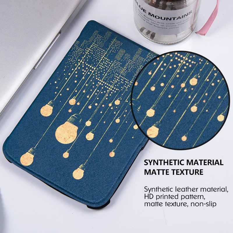 Умный чехол AROITA для Pocketbook 616 627 632-Touch Lux 4/Basic Lux 2/Touch HD 3-Ударопрочный Мягкий защитный чехол из ТПУ
