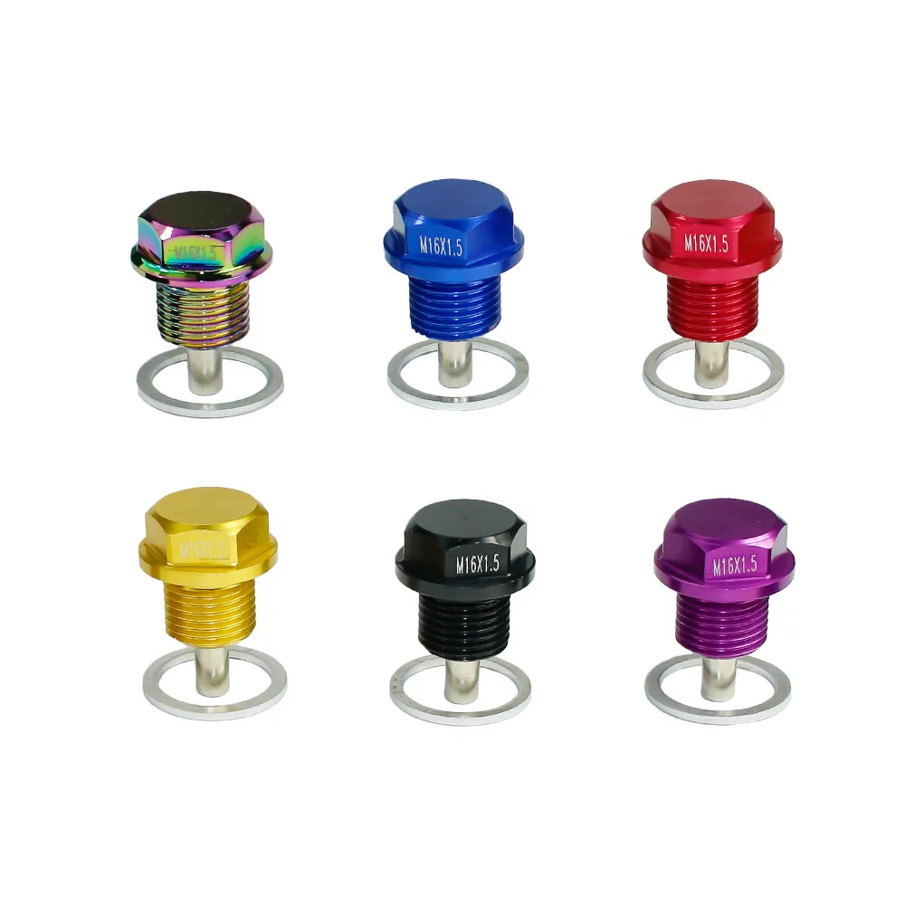 Автомобильный Стайлинг M16 * 1 5 мм магнитный слив масла/Слив Картера масла штекер