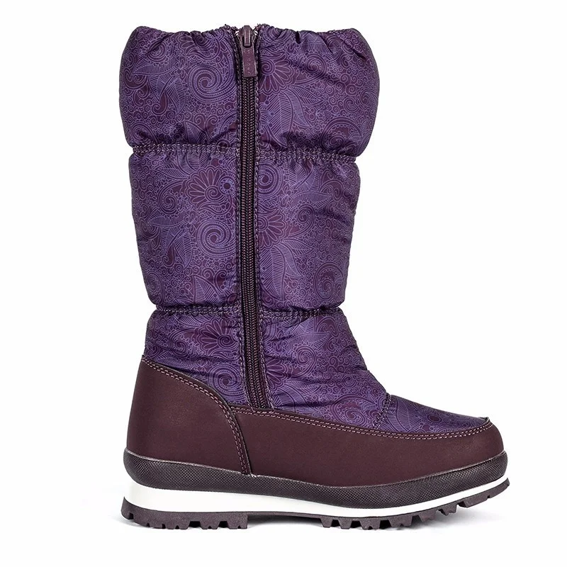 MMnun 2018 New Kids Boots Warm Shoes For Girls Round Toe Winter With Zip Aged 8 12 Size 32 37 ML9794|Сапоги| |