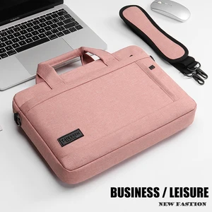 laptop bag sleeve shoulder bag notebook carrying case for pro13 14 15 6 inch macbook air 13 3 case asus acer lenovo dell handbag free global shipping