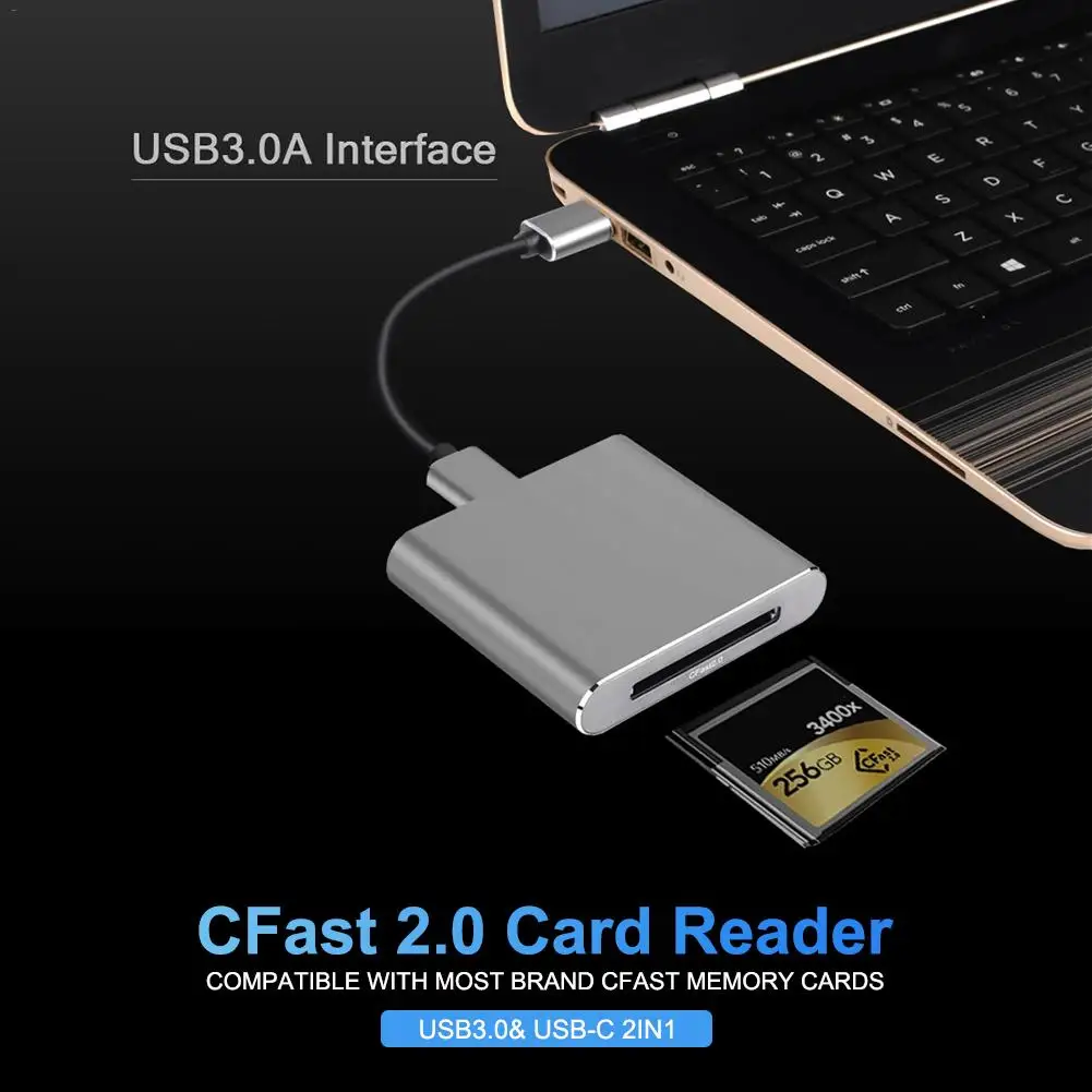 Кард ридер CFast SD XQD адаптер портативный профессиональный кард для карт памяти