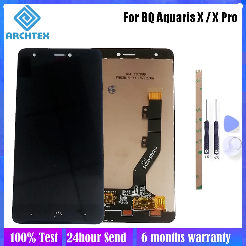 5 2 дюймовый Оригинальный ЖК дисплей BQ Aquaris X / Pro + кодирующий преобразователь