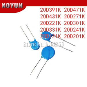 10 шт. 20D391K 20D471K 20D431K 20D271K 20D221K 20D301K 20D331K 20D241K 20D121K 20D201K 20 мм