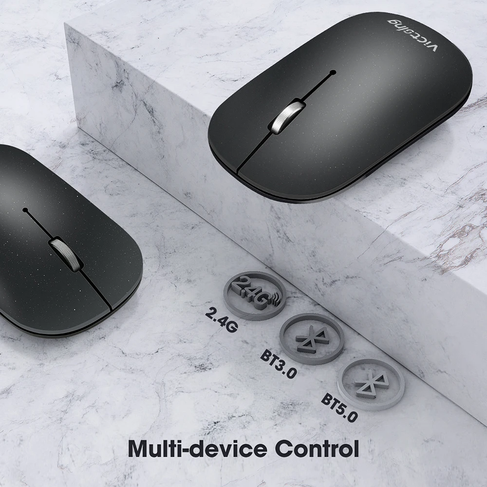 VicTsing PC272 Bluetooth 5 0 Беспроводной Мышь Портативный бесшумный компьютер мыши