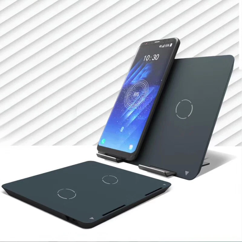 Двойное Беспроводное зарядное устройство Qi 20 Вт 2 в 1 для iPhone X XS MAX XR 8 Plus