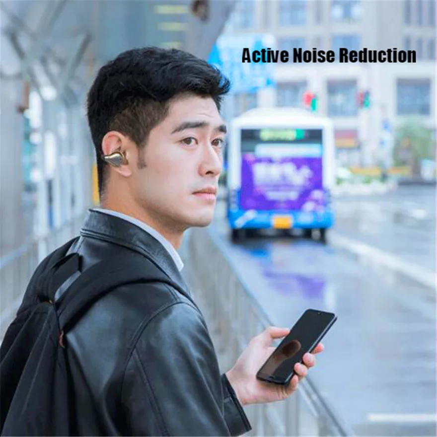 Наушники-вкладыши с костной проводимостью Hi-Fi наушники зажимом Bluetooth Tws гарнитура