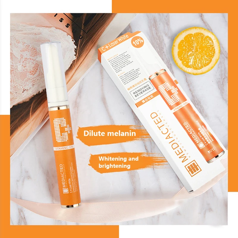 Отбеливающий крем с витамином С 15 г отбеливание и осветление веснушек на