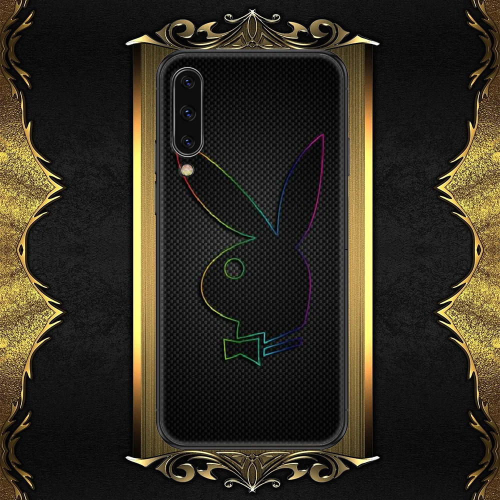 

Luxury Playboyes Phone case For Samsung Galaxy A 3 5 7 8 10 20 21 30 40 50 51 70 71 E S 2016 2018 4G black silicone coque trend