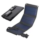 10 Вт складное солнечное Зарядное устройство Мощность Power Bank 5V Открытый Кемпинг Пеший Туризм Батарея Портативный солнечные батареи для мобильного телефона Зарядка через USB устройства