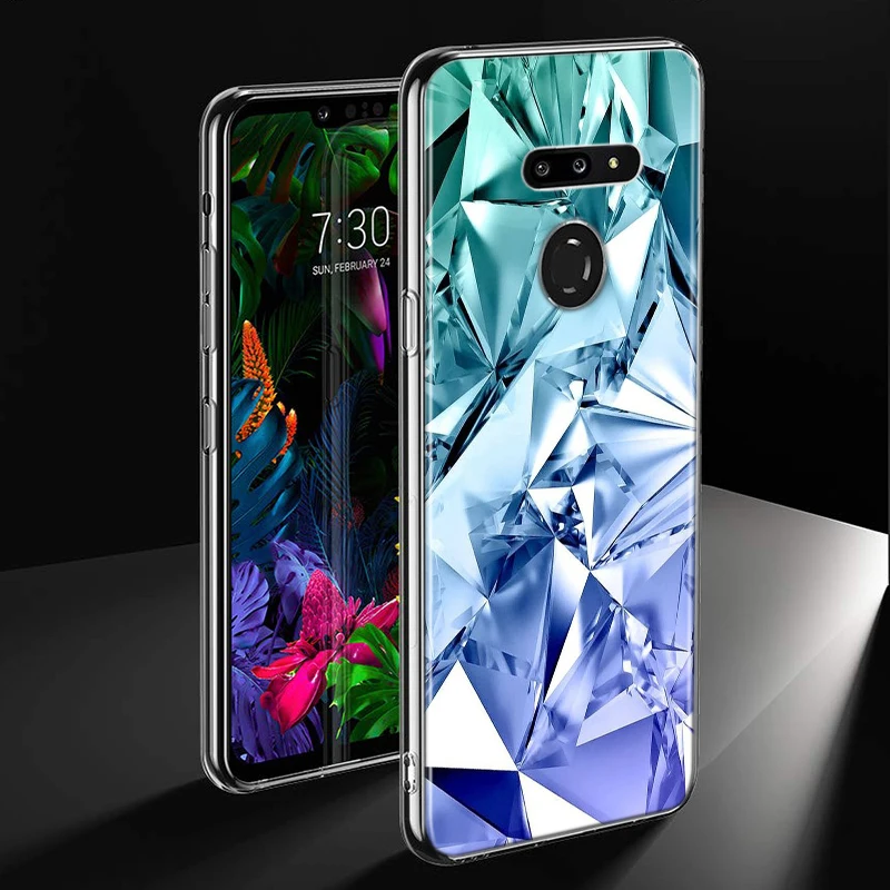 Бриллиантами Стиль для LG W20 W10 V50S V50 V40 V30 K50S K40S K30 K20 Q60 Q8 Q7 Q6 G8 G7 G6 ThinQ чехол для телефона - Цвет: Style 06