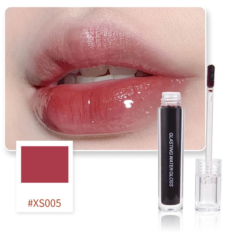 Жидкая помада влажный блеск вишни Кристальный Желейный для губ блестящий
