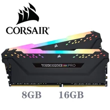 Оперативная память CORSAIR DDR4 8 ГБ 16 32 64 RGB PRO PC4 3200 МГц оперативная для