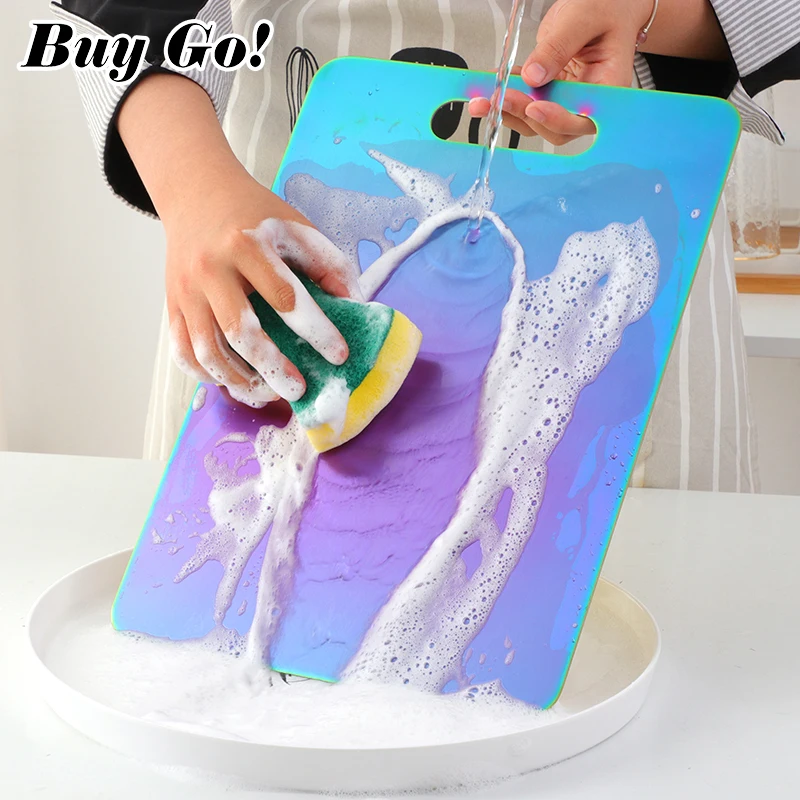 Прочная разделочная доска из нержавеющей стали нескользящая кухонная