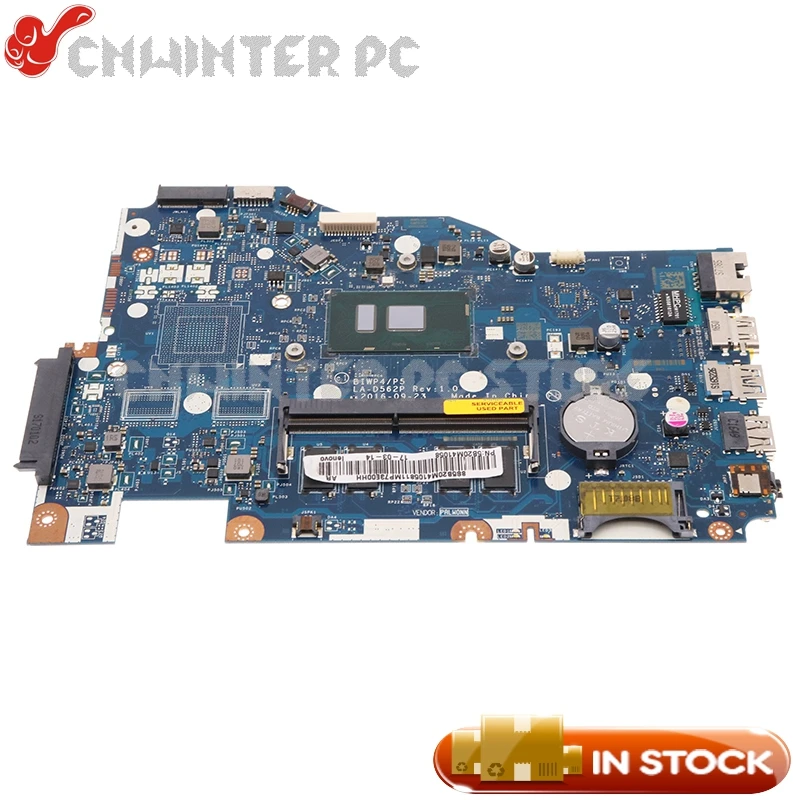 Материнская плата NOKOTION для ноутбука Lenovo Ideapad 110-15ISK 5B20L82881 5B20L82886 BIWP4 P5 LA-D562P SR2EX Pentium
