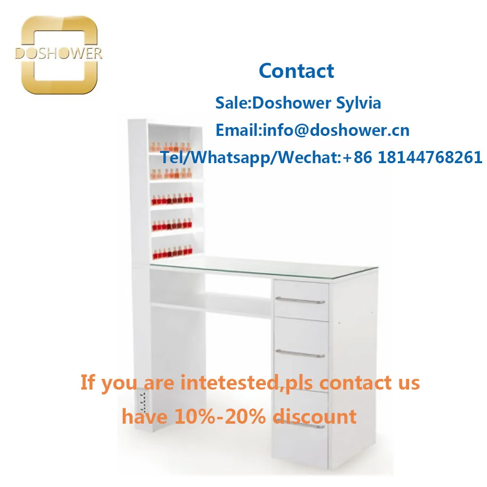 Doshower Маникюрный Стол с полками для маникюра стол мебельный гвоздь | Мебель