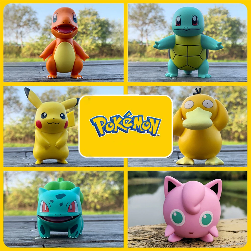 Экшн фигурка takara tomy pokemon 6 8 см pikakchu белка искусственный джигглиффи психоут аниме