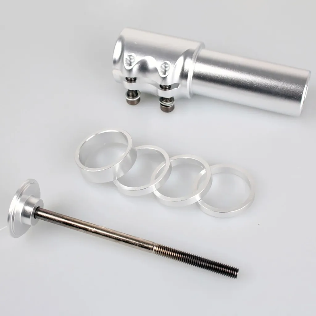 Aluminum Alloy Bike Bicycle Stem Increased Control Tube Extend Handlebar Heighten Front Fork Parts Accessories | Спорт и развлечения