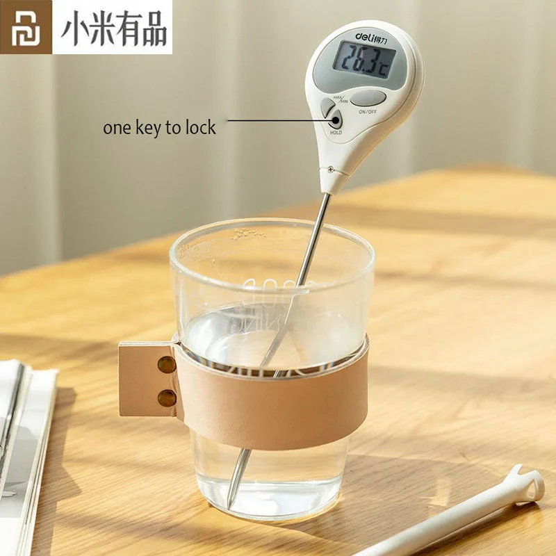 

Youpin Thermograph 304 Stainless Steel Kitchen Digital LCD Food Thermometer Food Milk BBQ Dinning Household Cooking Thermometer